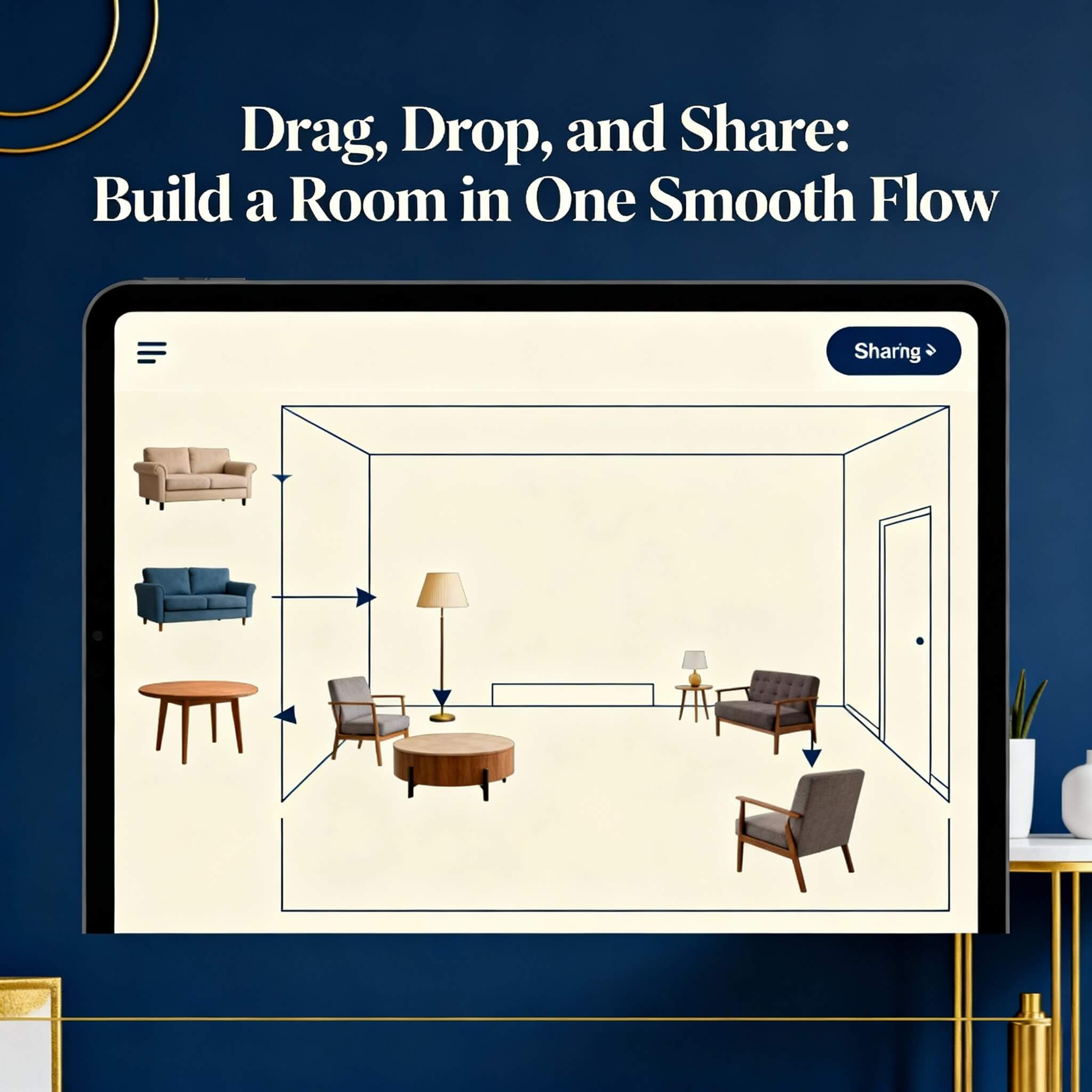 Drag, Drop, and Share: Build a Room in One Smooth Flow